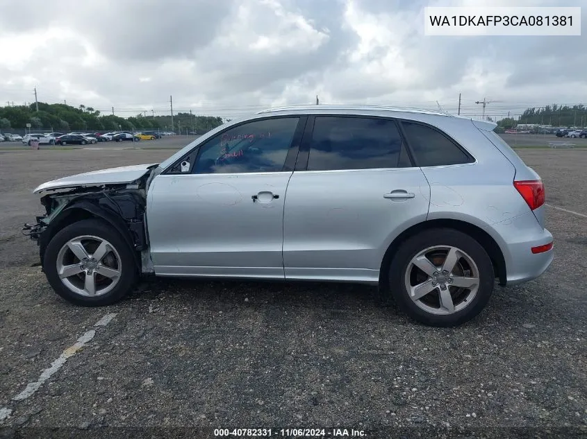 WA1DKAFP3CA081381 2012 Audi Q5 3.2 Premium Plus