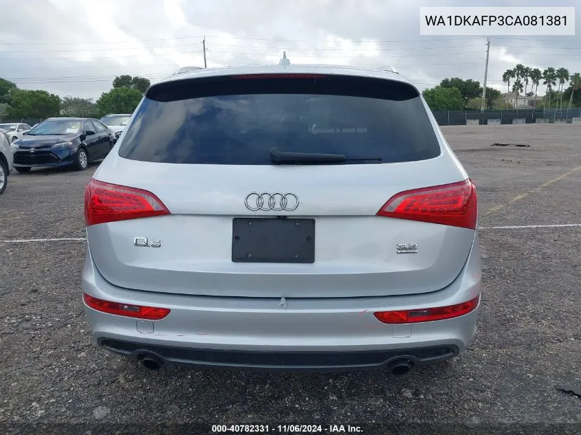 WA1DKAFP3CA081381 2012 Audi Q5 3.2 Premium Plus