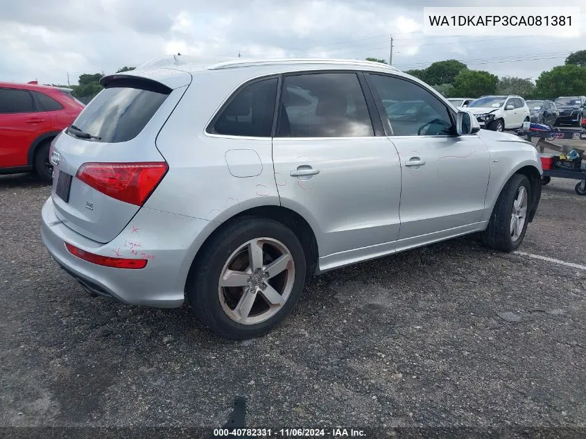 WA1DKAFP3CA081381 2012 Audi Q5 3.2 Premium Plus