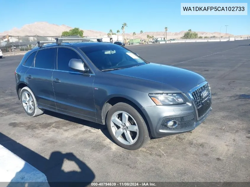 2012 Audi Q5 3.2 Premium Plus VIN: WA1DKAFP5CA102733 Lot: 40794639