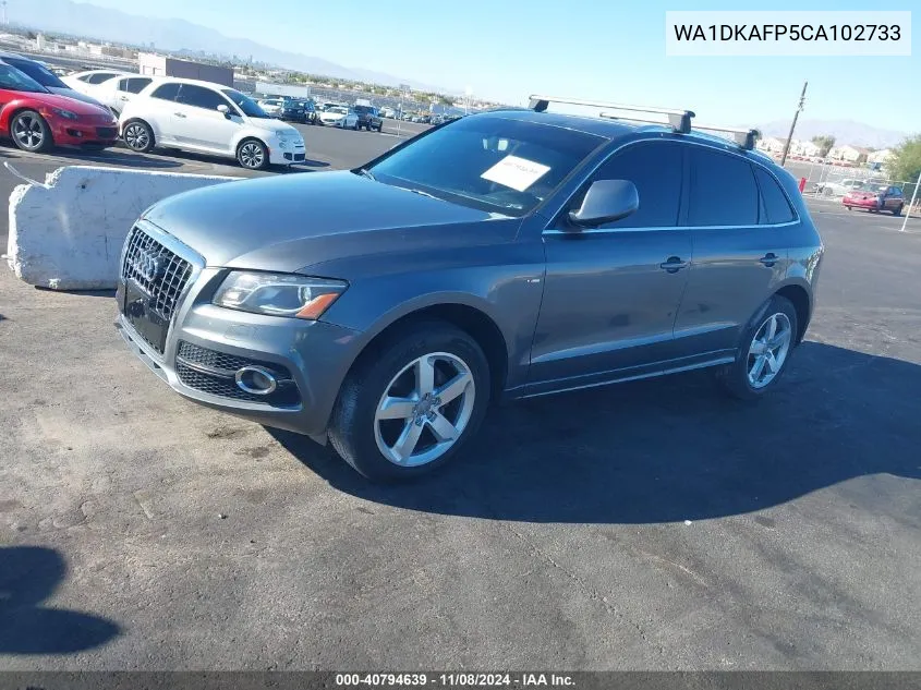 2012 Audi Q5 3.2 Premium Plus VIN: WA1DKAFP5CA102733 Lot: 40794639