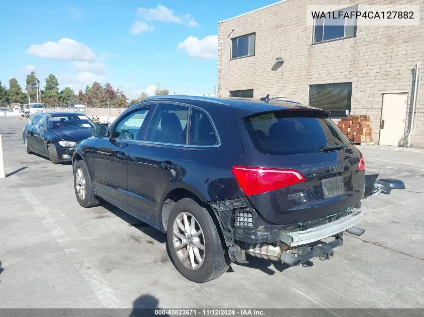 2012 Audi Q5 2.0T Premium VIN: WA1LFAFP4CA127882 Lot: 40823671