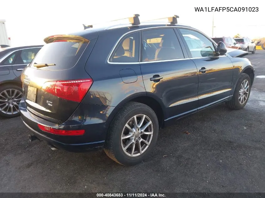 2012 Audi Q5 2.0T Premium VIN: WA1LFAFP5CA091023 Lot: 40843683