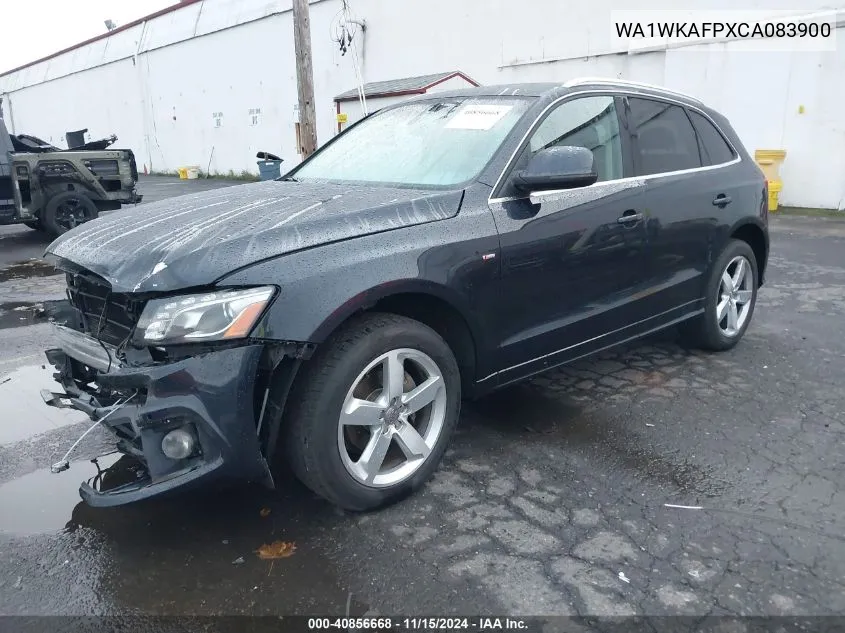 2012 Audi Q5 3.2 Premium VIN: WA1WKAFPXCA083900 Lot: 40856668