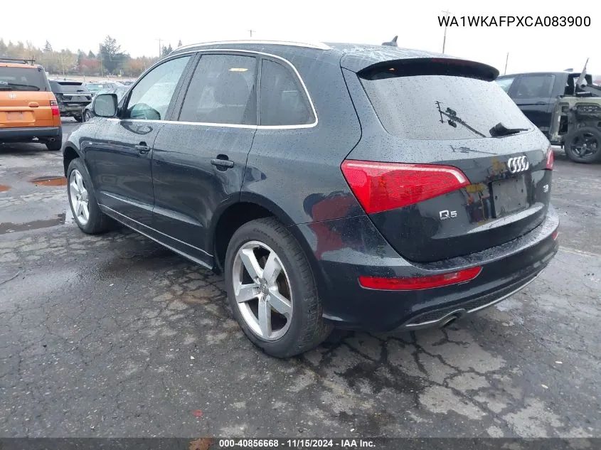 2012 Audi Q5 3.2 Premium VIN: WA1WKAFPXCA083900 Lot: 40856668