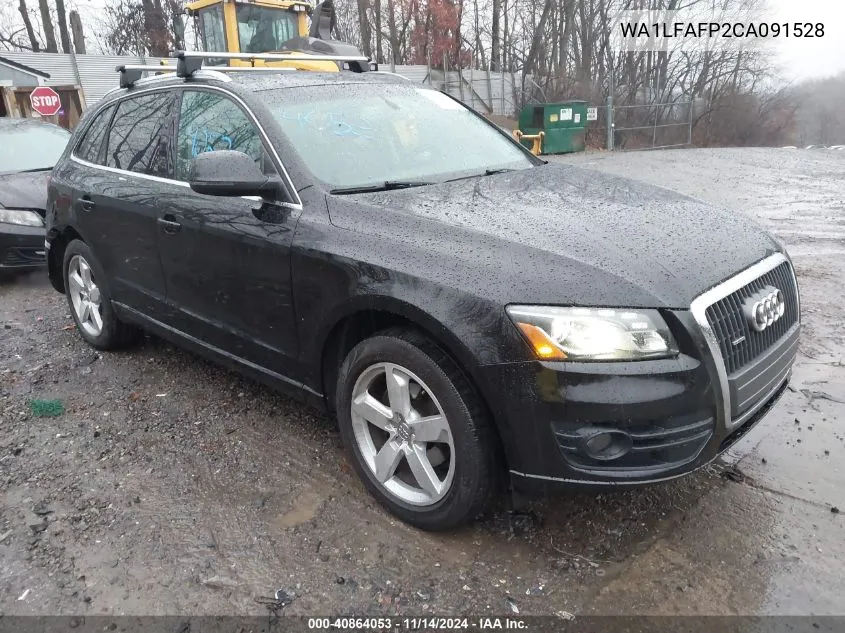 2012 Audi Q5 2.0T Premium VIN: WA1LFAFP2CA091528 Lot: 40864053