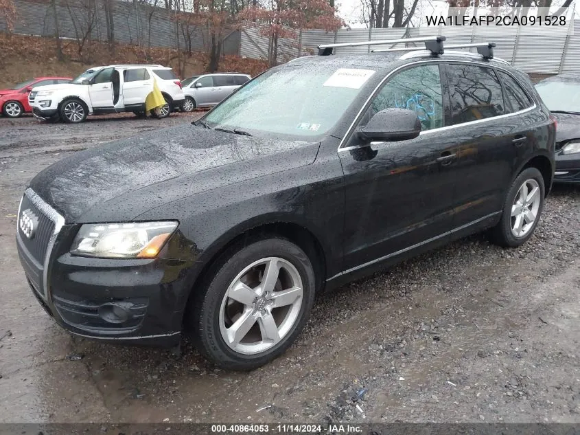 2012 Audi Q5 2.0T Premium VIN: WA1LFAFP2CA091528 Lot: 40864053