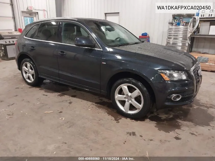 2012 Audi Q5 3.2 Premium Plus VIN: WA1DKAFPXCA020450 Lot: 40885060