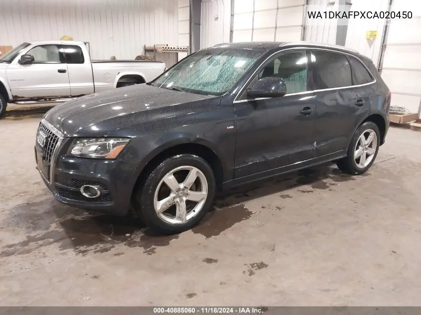 2012 Audi Q5 3.2 Premium Plus VIN: WA1DKAFPXCA020450 Lot: 40885060