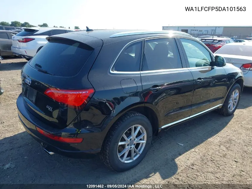 2013 Audi Q5 VIN: WA1LFCFP5DA101563 Lot: 12091462