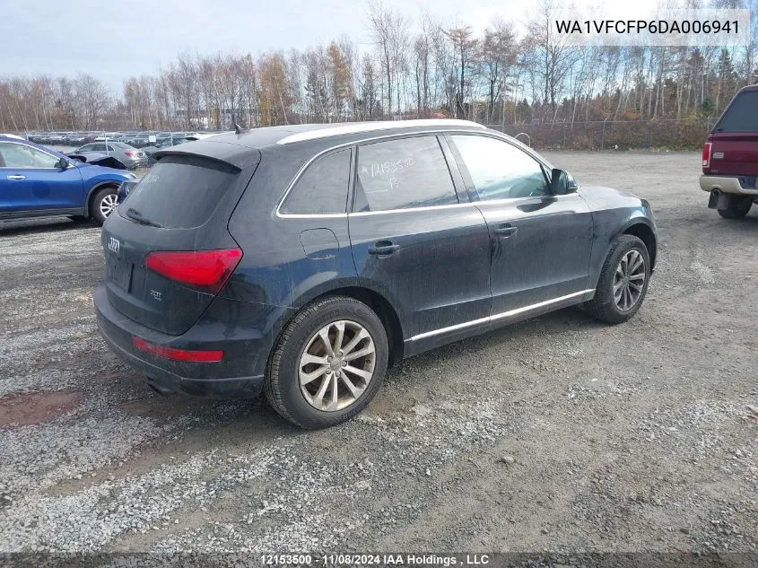 2013 Audi Q5 Premium Plus VIN: WA1VFCFP6DA006941 Lot: 12153500