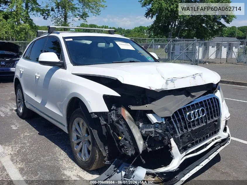 2013 Audi Q5 2.0T Premium VIN: WA1LFAFP6DA062714 Lot: 39609584