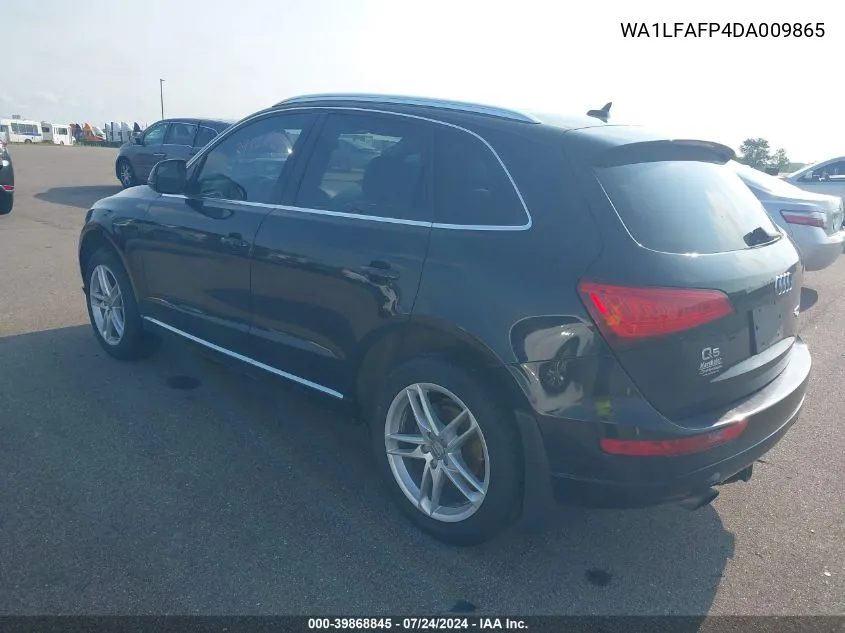 2013 Audi Q5 2.0T Premium VIN: WA1LFAFP4DA009865 Lot: 39868845