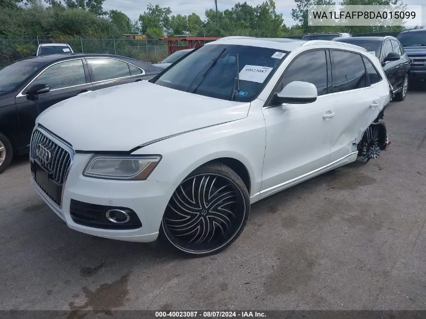 2013 Audi Q5 2.0T Premium VIN: WA1LFAFP8DA015099 Lot: 40023087