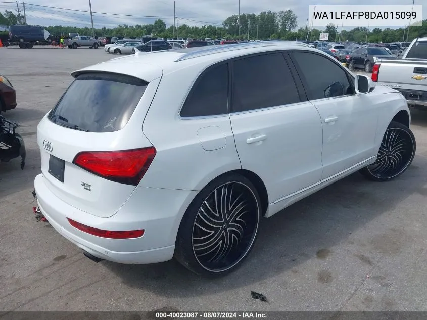 2013 Audi Q5 2.0T Premium VIN: WA1LFAFP8DA015099 Lot: 40023087