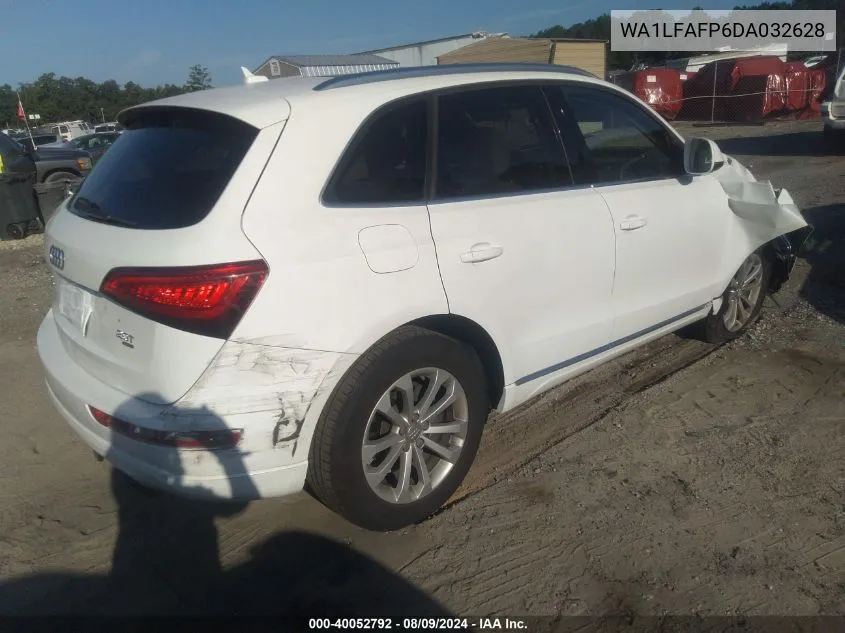 2013 Audi Q5 2.0T Premium VIN: WA1LFAFP6DA032628 Lot: 40052792