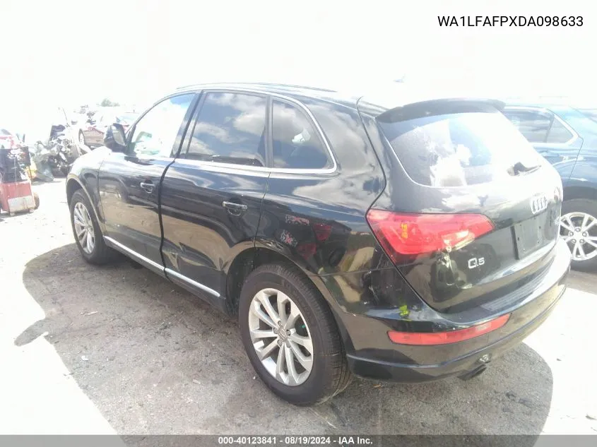 WA1LFAFPXDA098633 2013 Audi Q5 2.0T Premium