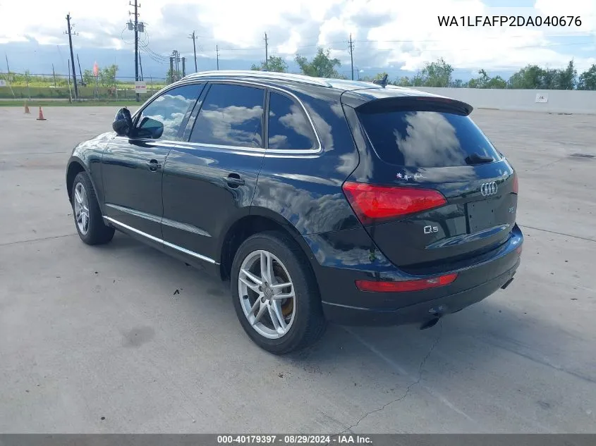 2013 Audi Q5 2.0T Premium VIN: WA1LFAFP2DA040676 Lot: 40179397