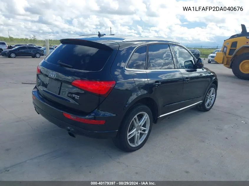 2013 Audi Q5 2.0T Premium VIN: WA1LFAFP2DA040676 Lot: 40179397