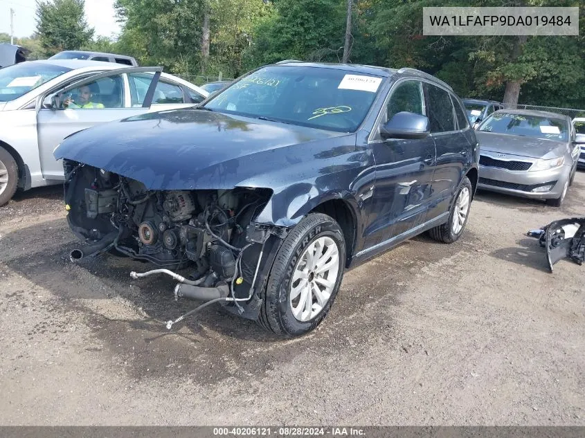 2013 Audi Q5 2.0T Premium VIN: WA1LFAFP9DA019484 Lot: 40206121