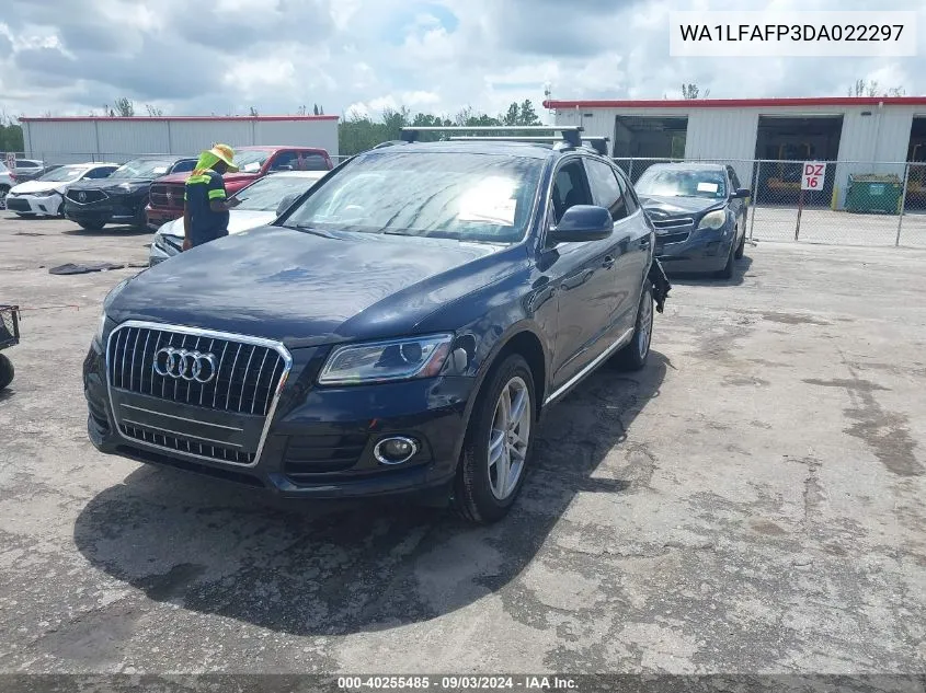 2013 Audi Q5 2.0T Premium VIN: WA1LFAFP3DA022297 Lot: 40255485