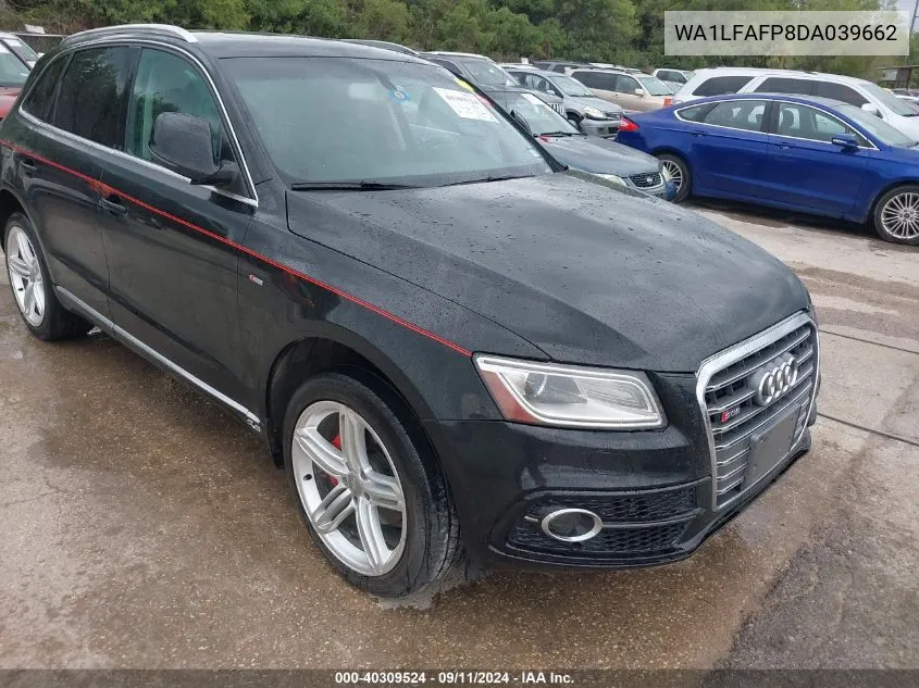 2013 Audi Q5 2.0T Premium VIN: WA1LFAFP8DA039662 Lot: 40309524