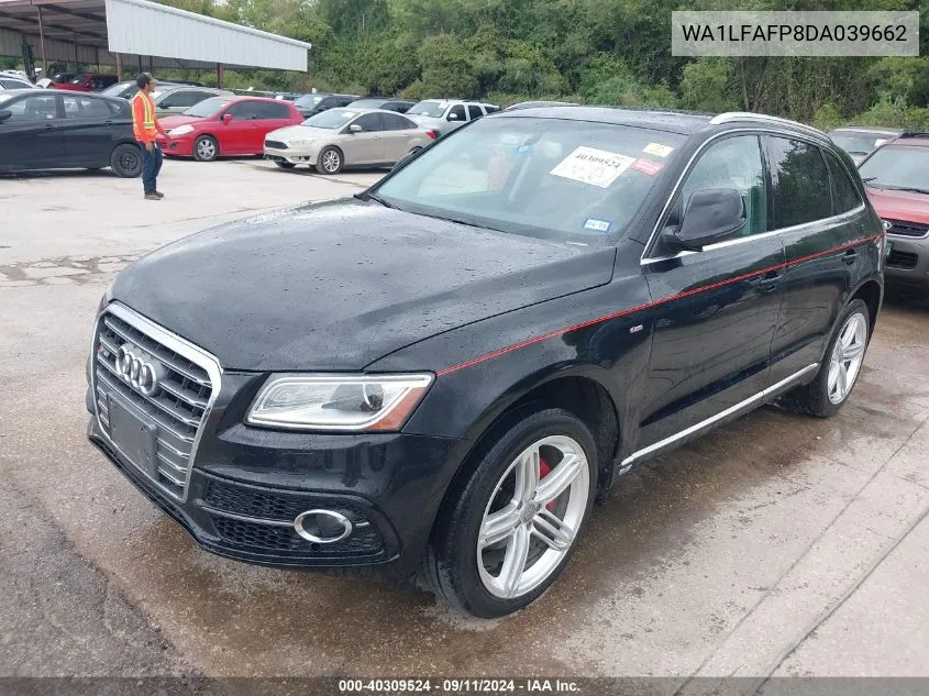 2013 Audi Q5 2.0T Premium VIN: WA1LFAFP8DA039662 Lot: 40309524