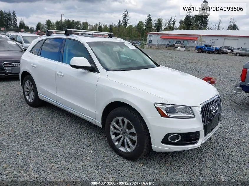 2013 Audi Q5 2.0T Premium VIN: WA1LFAFP0DA093506 Lot: 40313208