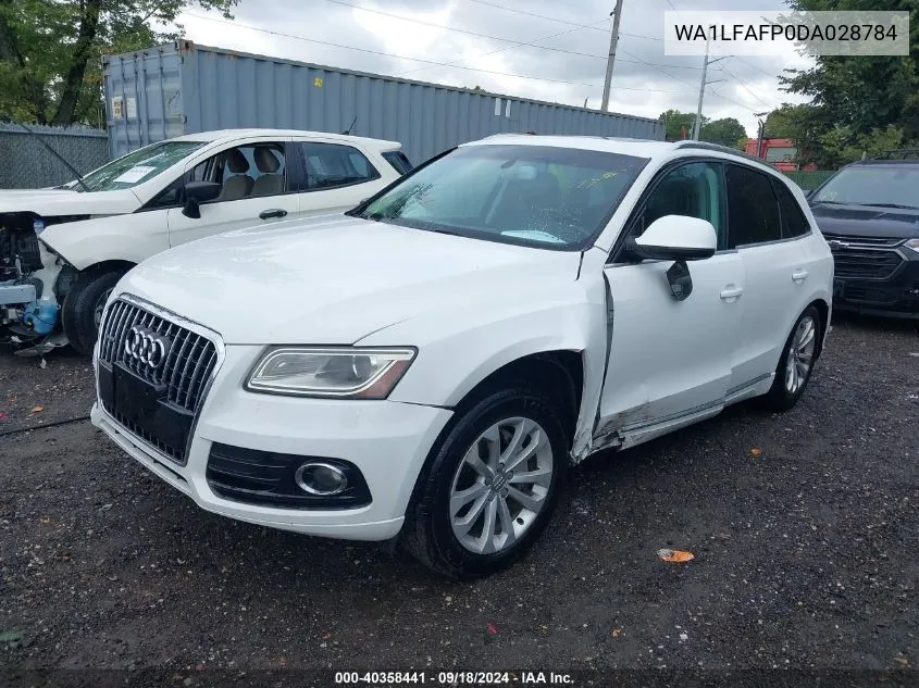 WA1LFAFP0DA028784 2013 Audi Q5 2.0T Premium