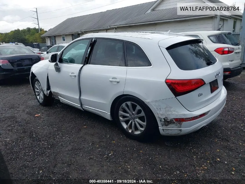 WA1LFAFP0DA028784 2013 Audi Q5 2.0T Premium