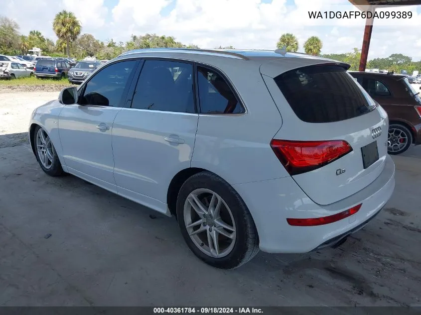 2013 Audi Q5 3.0T Premium Plus VIN: WA1DGAFP6DA099389 Lot: 40361784