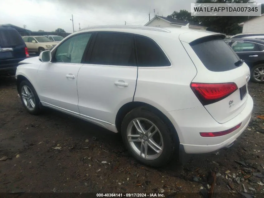 2013 Audi Q5 2.0T Premium VIN: WA1LFAFP1DA007345 Lot: 40364141