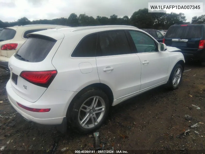 2013 Audi Q5 2.0T Premium VIN: WA1LFAFP1DA007345 Lot: 40364141