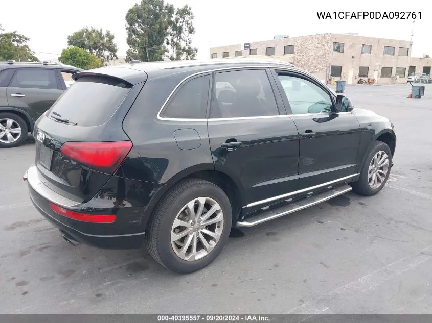 WA1CFAFP0DA092761 2013 Audi Q5 2.0T Premium