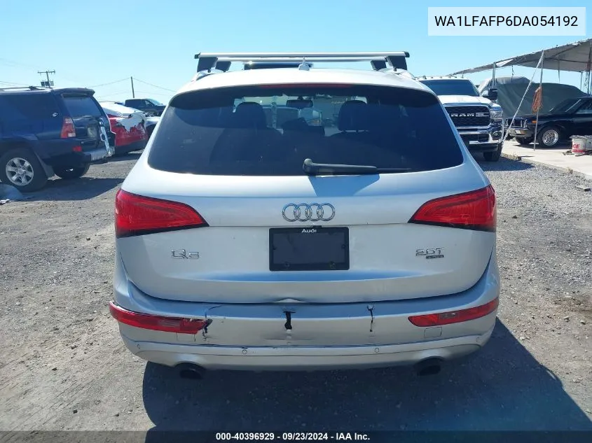 2013 Audi Q5 2.0T Premium VIN: WA1LFAFP6DA054192 Lot: 40396929