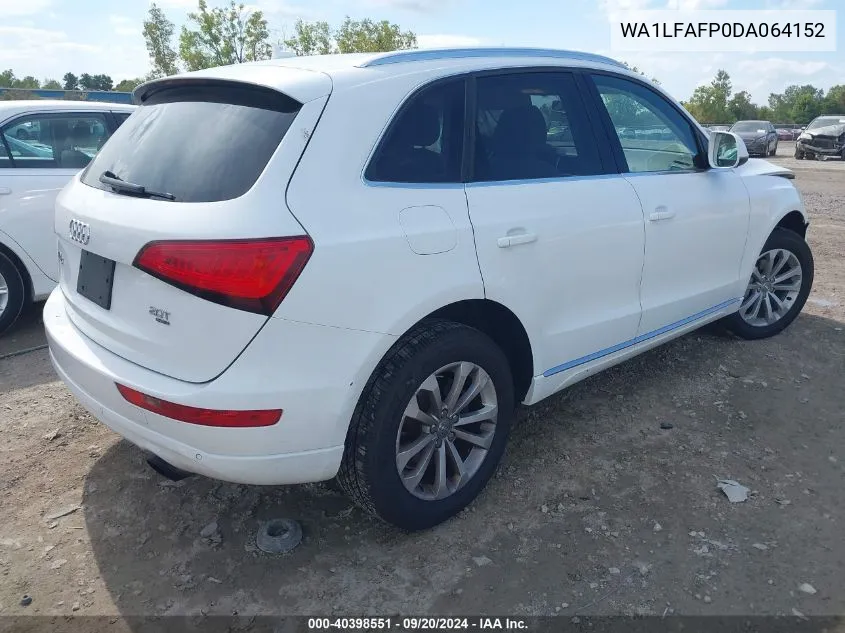 WA1LFAFP0DA064152 2013 Audi Q5 2.0T Premium