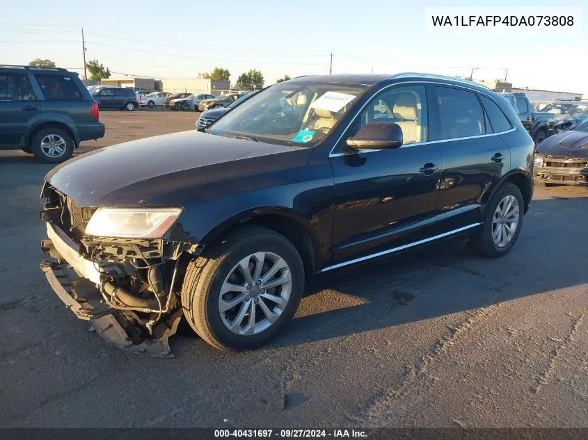 2013 Audi Q5 2.0T Premium VIN: WA1LFAFP4DA073808 Lot: 40431697