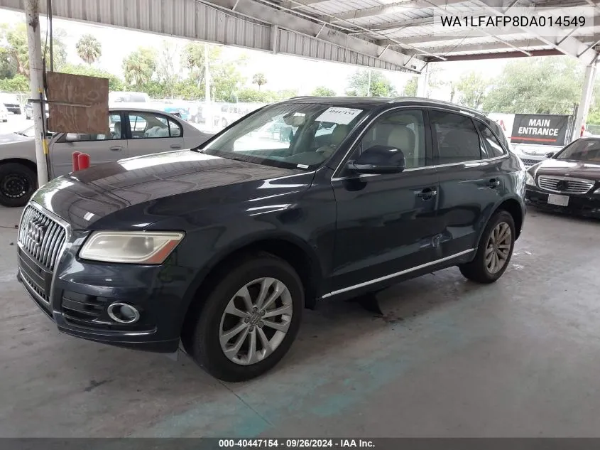 2013 Audi Q5 2.0T Premium VIN: WA1LFAFP8DA014549 Lot: 40447154