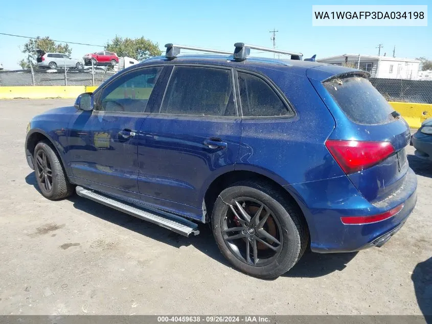 WA1WGAFP3DA034198 2013 Audi Q5 3.0T Premium Plus