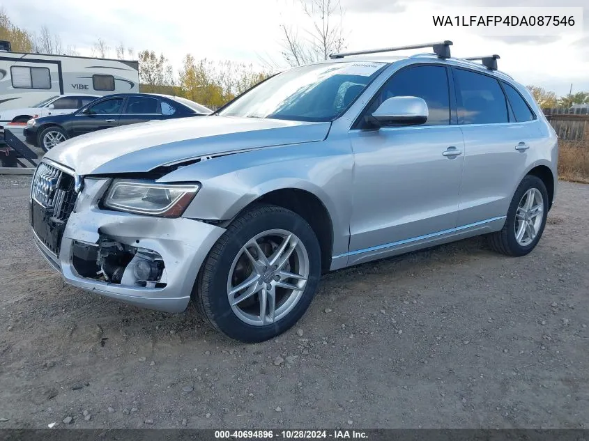 2013 Audi Q5 2.0T Premium VIN: WA1LFAFP4DA087546 Lot: 40694896