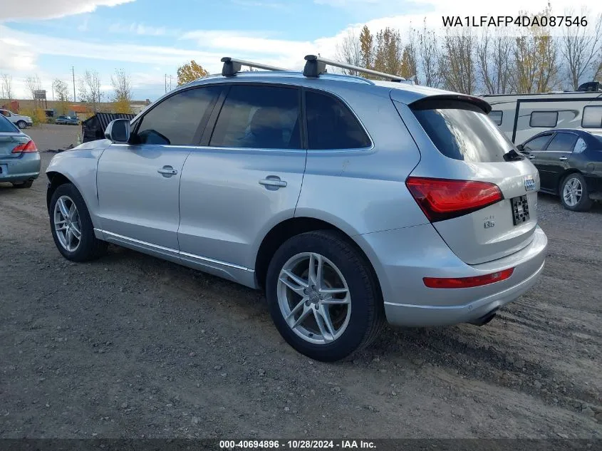 2013 Audi Q5 2.0T Premium VIN: WA1LFAFP4DA087546 Lot: 40694896