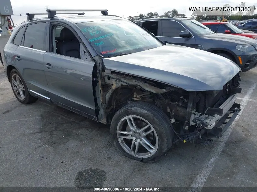 2013 Audi Q5 2.0T Premium VIN: WA1LFAFP7DA081353 Lot: 40696306