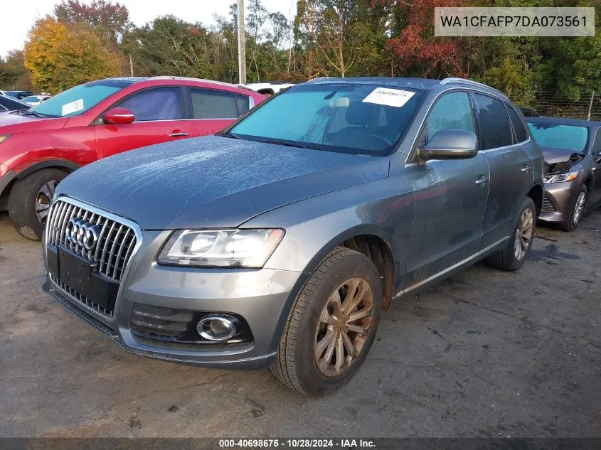 2013 Audi Q5 2.0T Premium VIN: WA1CFAFP7DA073561 Lot: 40698675