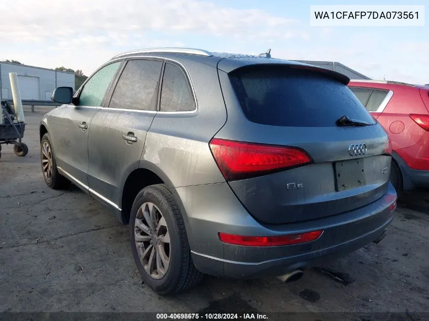 2013 Audi Q5 2.0T Premium VIN: WA1CFAFP7DA073561 Lot: 40698675