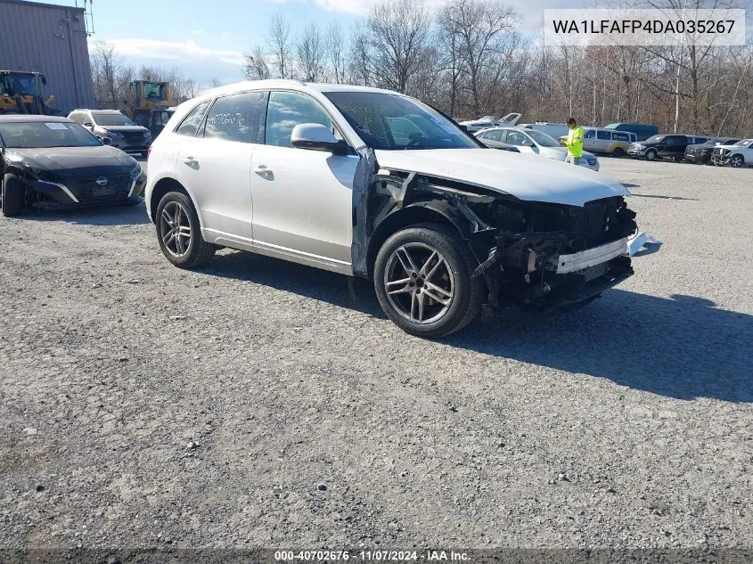 2013 Audi Q5 2.0T Premium VIN: WA1LFAFP4DA035267 Lot: 40702676