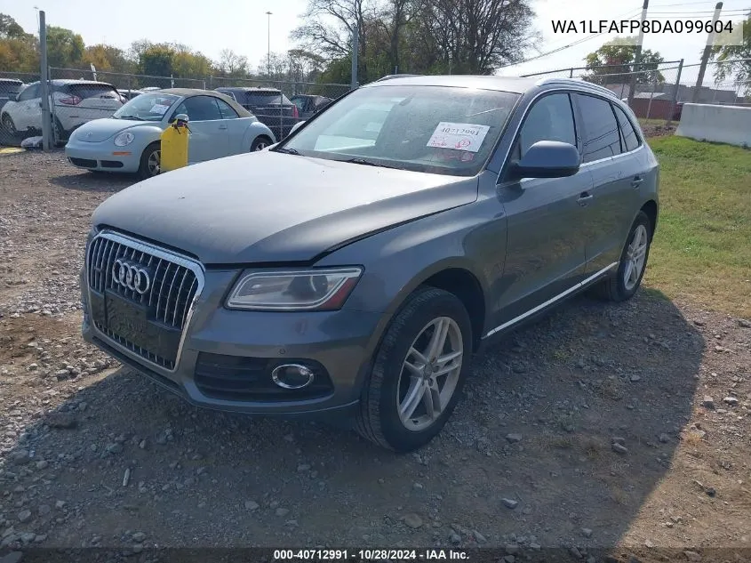 2013 Audi Q5 2.0T Premium VIN: WA1LFAFP8DA099604 Lot: 40712991