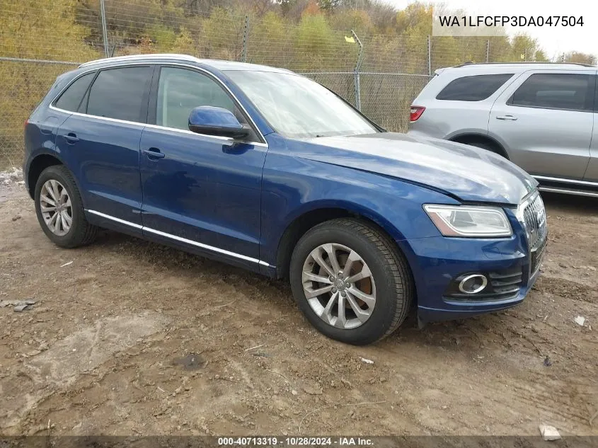 2013 Audi Q5 VIN: WA1LFCFP3DA047504 Lot: 40713319