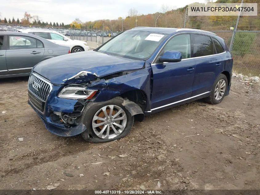 2013 Audi Q5 VIN: WA1LFCFP3DA047504 Lot: 40713319