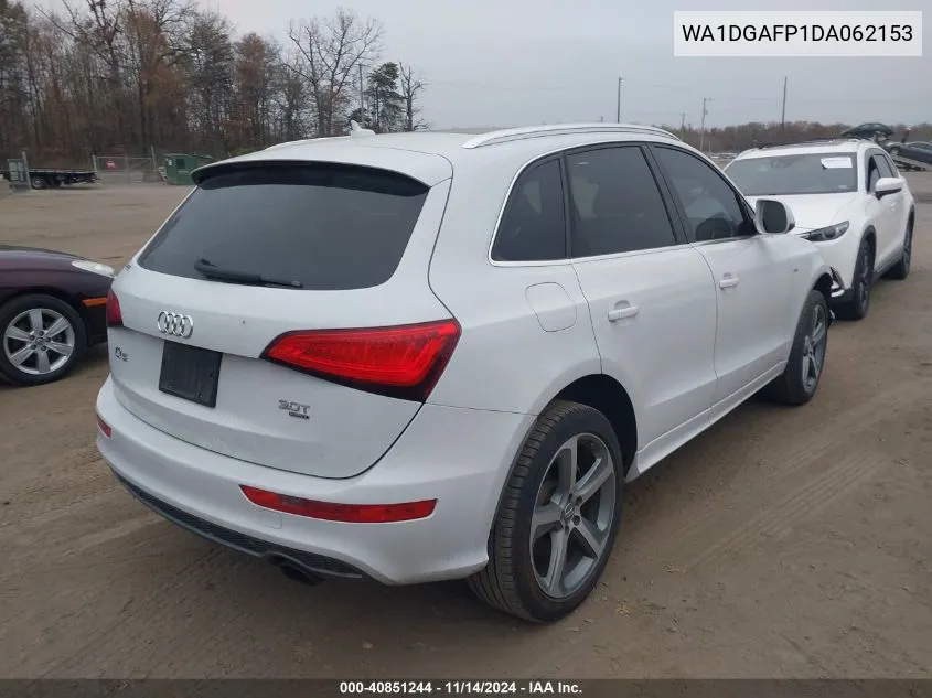 2013 Audi Q5 3.0T Premium Plus VIN: WA1DGAFP1DA062153 Lot: 40851244