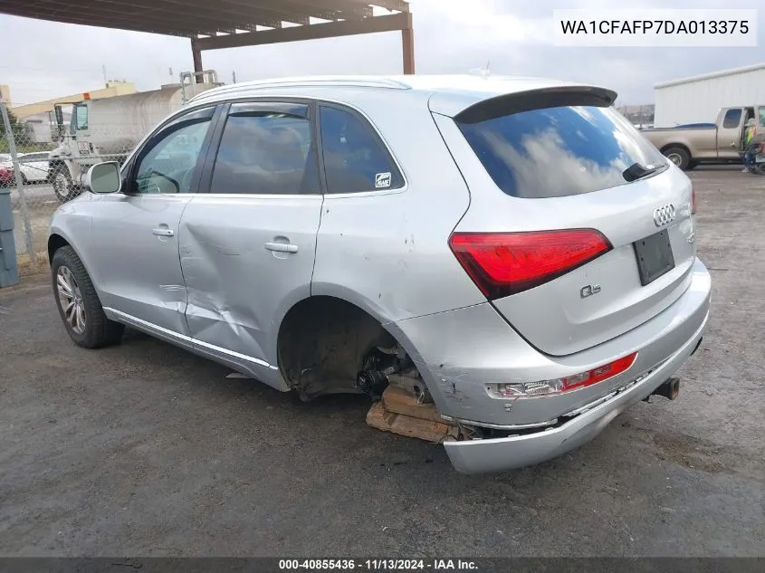 2013 Audi Q5 2.0T Premium VIN: WA1CFAFP7DA013375 Lot: 40855436